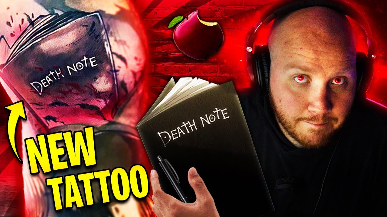 MY NEW DEATH NOTE TATTOO & WHAT TATTOO NEXT?