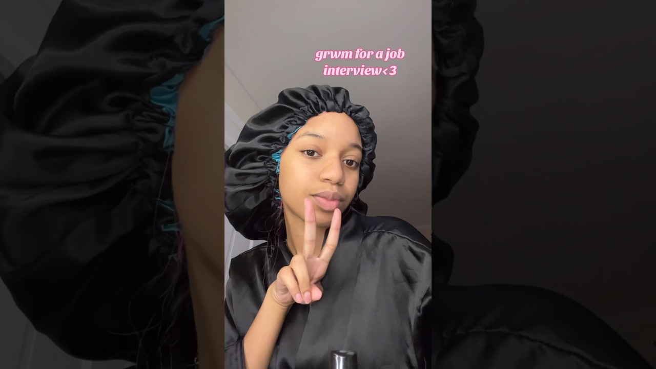 grwm for a job interview! | ended up getting the job💗#grwm #interview #trending