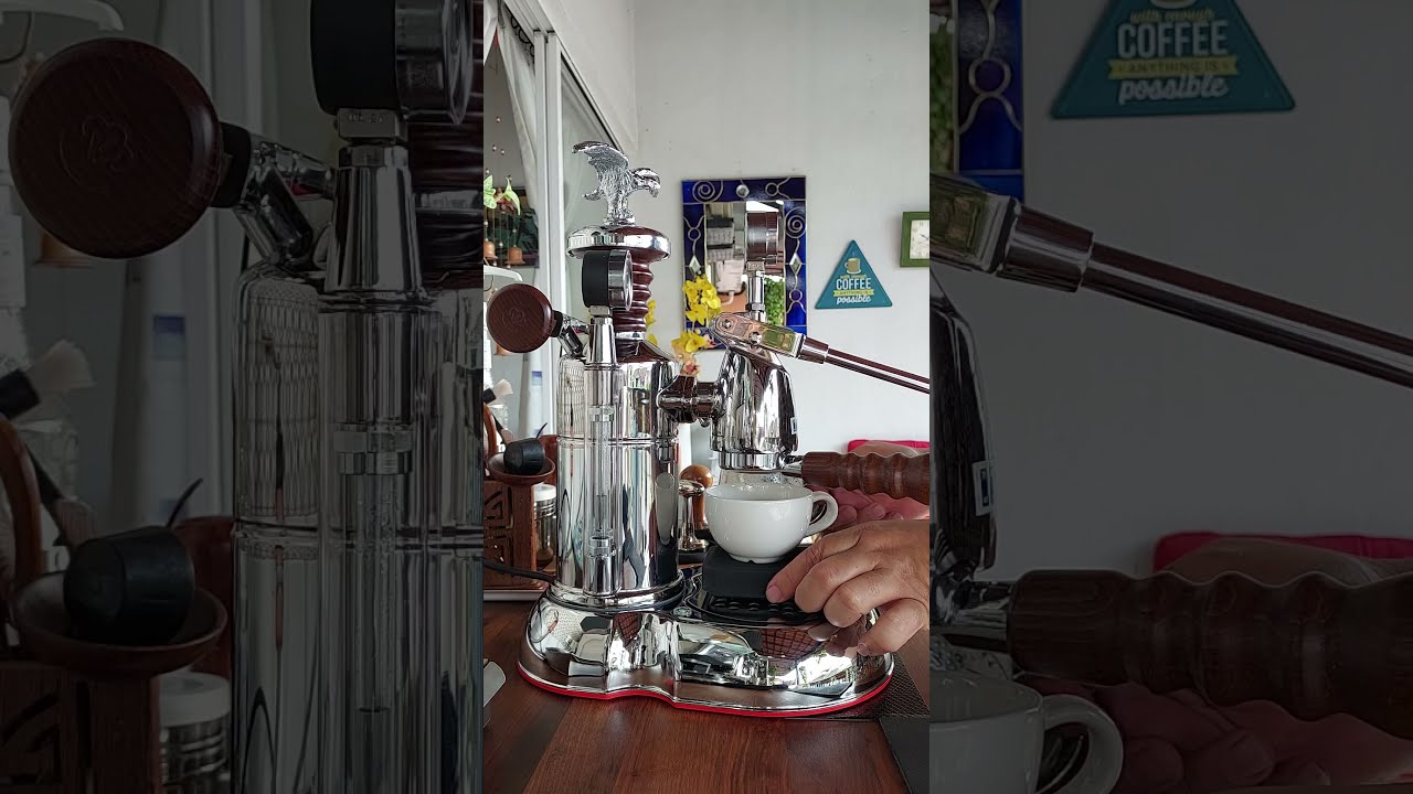Work flow with la Pavoni Esperto Abile for a Flat White @ Café de Balcon & Atico KL