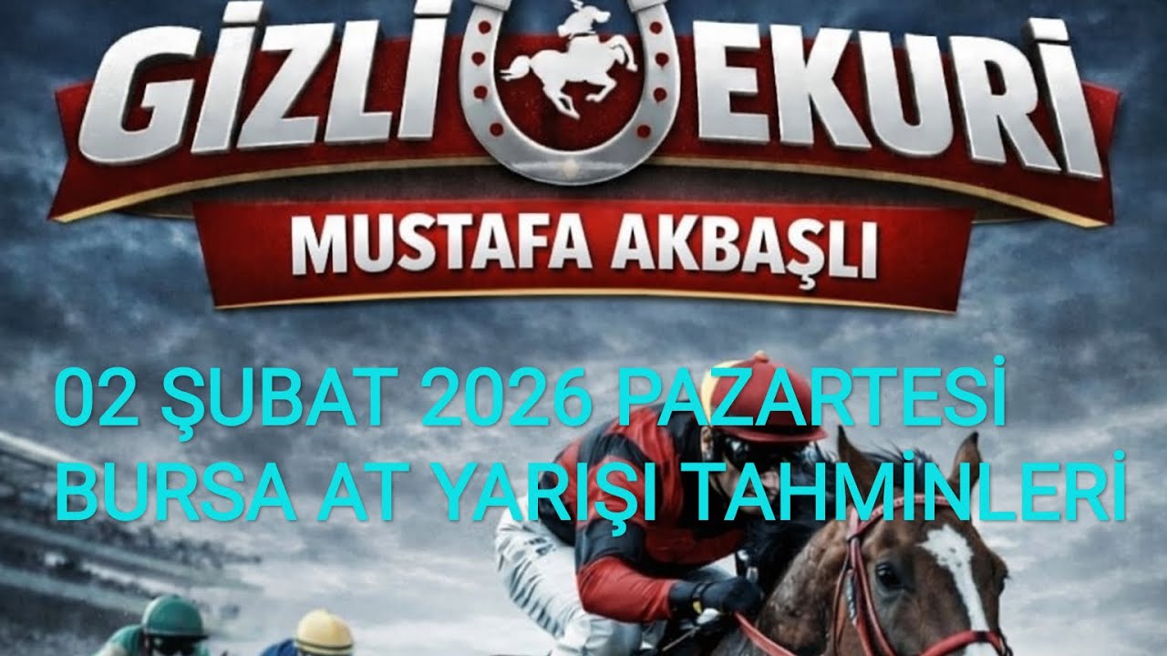 02 ŞUBAT 2026 PAZARTESİ BURSA AT YARIŞI TAHMİNLERİ GİZLİ EKÜRİ KANALİMİZDA
