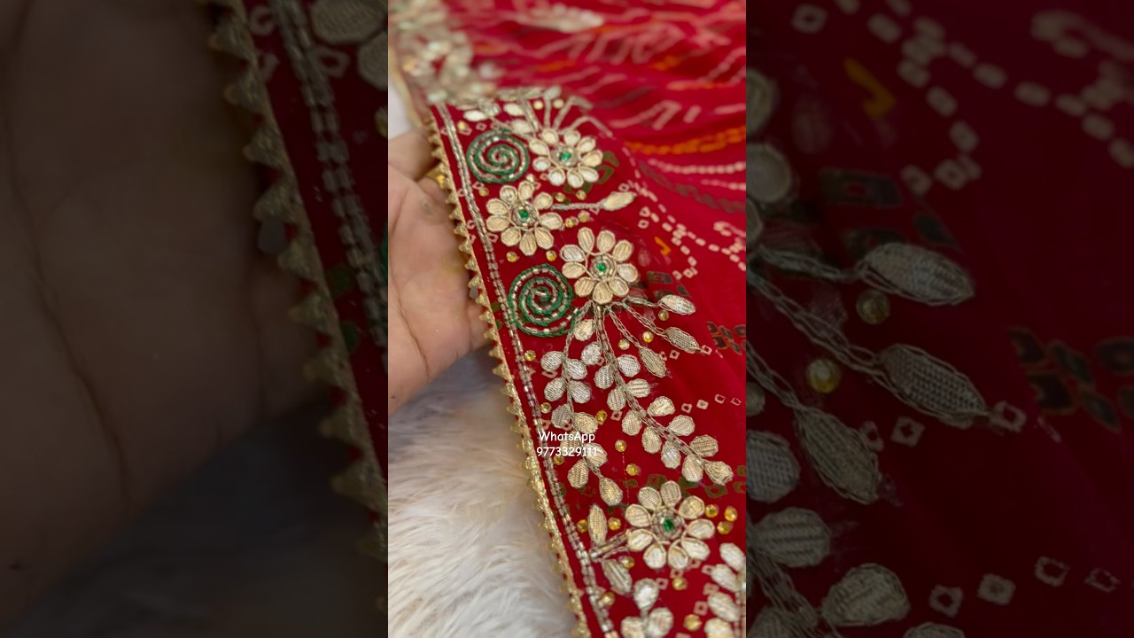 🔥जयपुरी Royal Traditional बांधनी साड़ी 