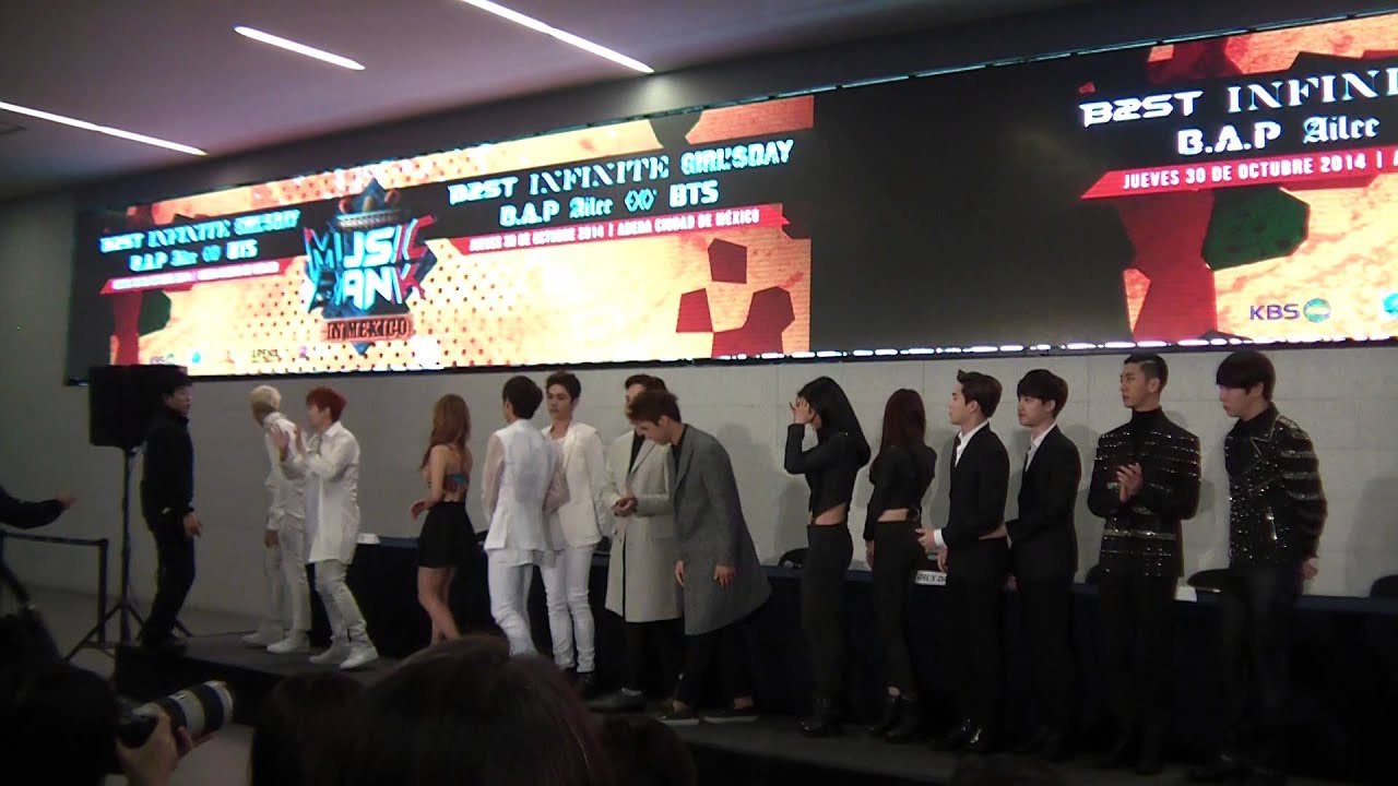 141030 Music Bank in Mexico Press Conference part 6 (FINAL)