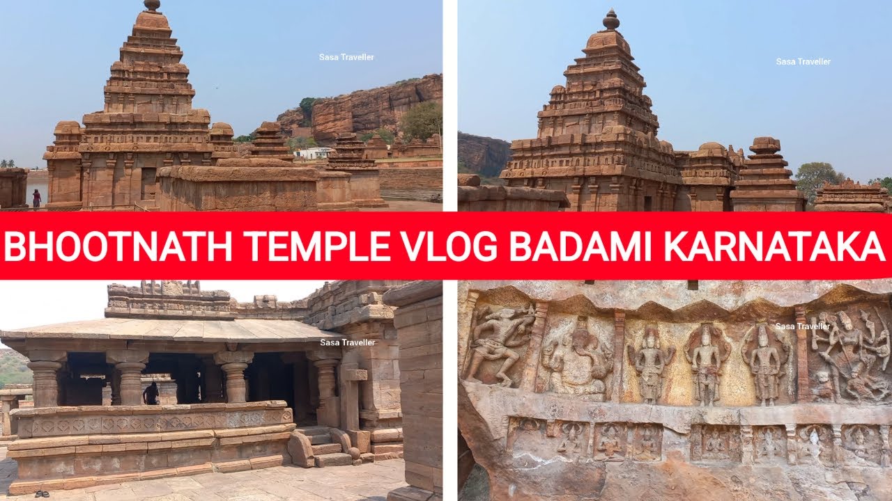 BHOOTNATH TEMPLE BADAMI | BADAMI TEMPLES KARNATAKA | FULL TEMPLE VLOG| AGASTYA LAKE | SASA TRAVELLER