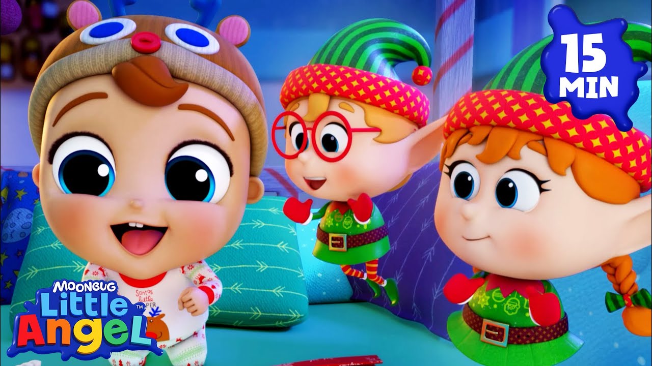 Santa Brings Baby John&rsquo;s Toy to Life! 🎅 |  Little Angel Color Songs & Nursery Rhymes