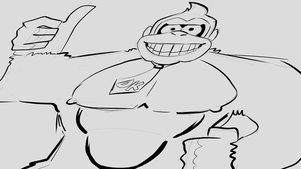 Flat Donkey Kong