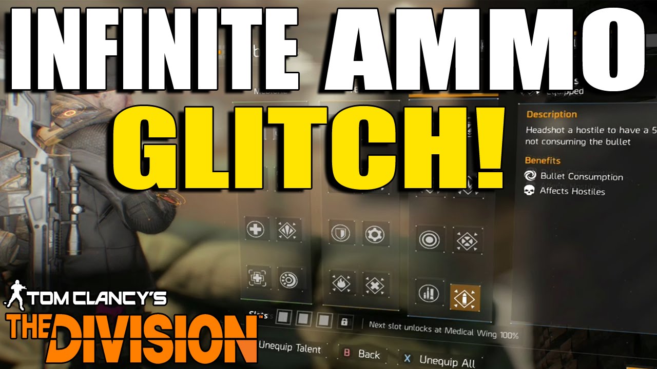 The Division: Infinite Ammo Glitch! | ANOTHER GAME BREAKING GLITCH! (The Division Glitches)