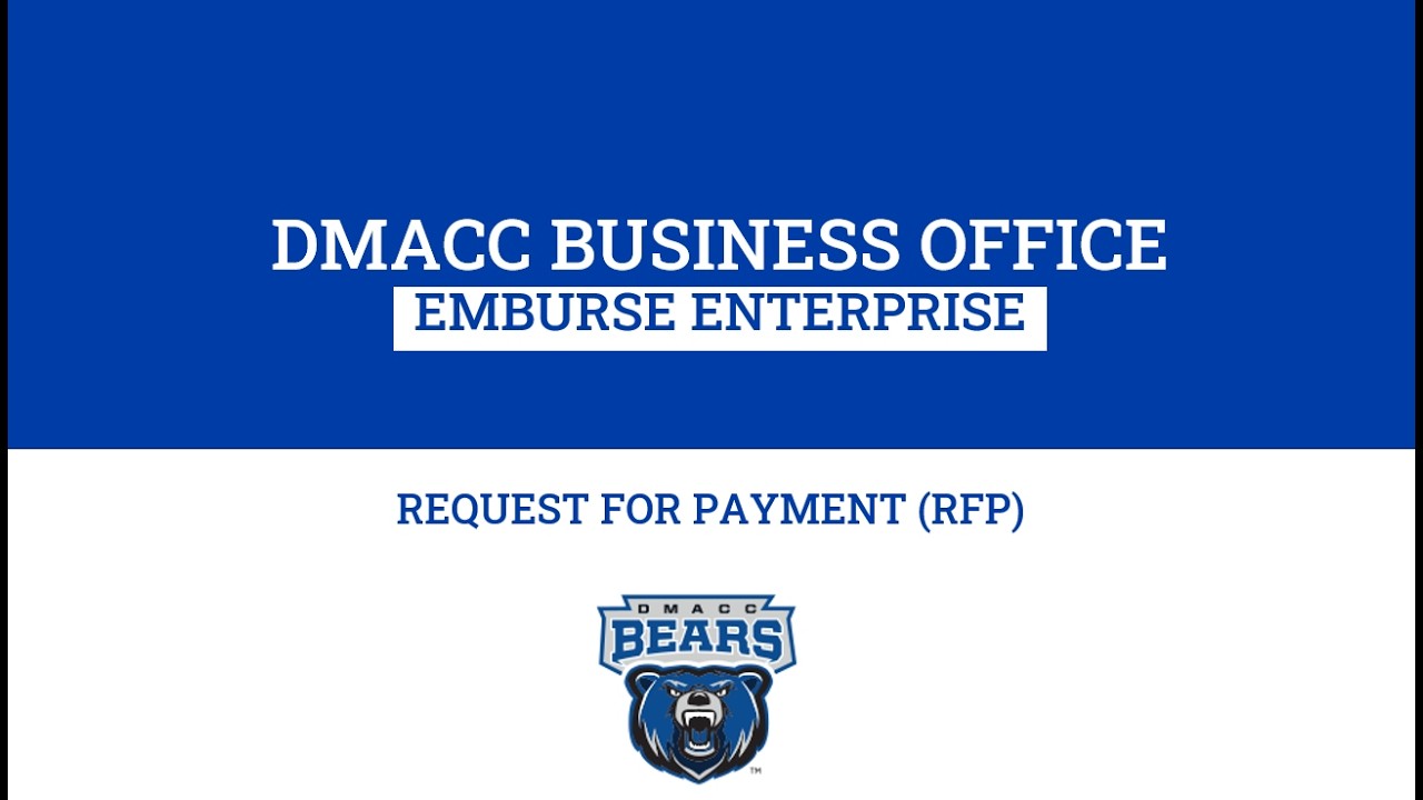 Emburse Invoice Request for Payment (RFP)