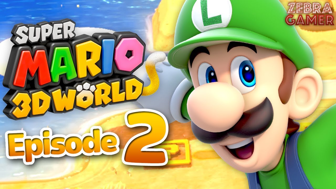 Прохождение Super Mario 3D World на Nintendo Switch, часть 2 — World 2 100%! Луиджи!
