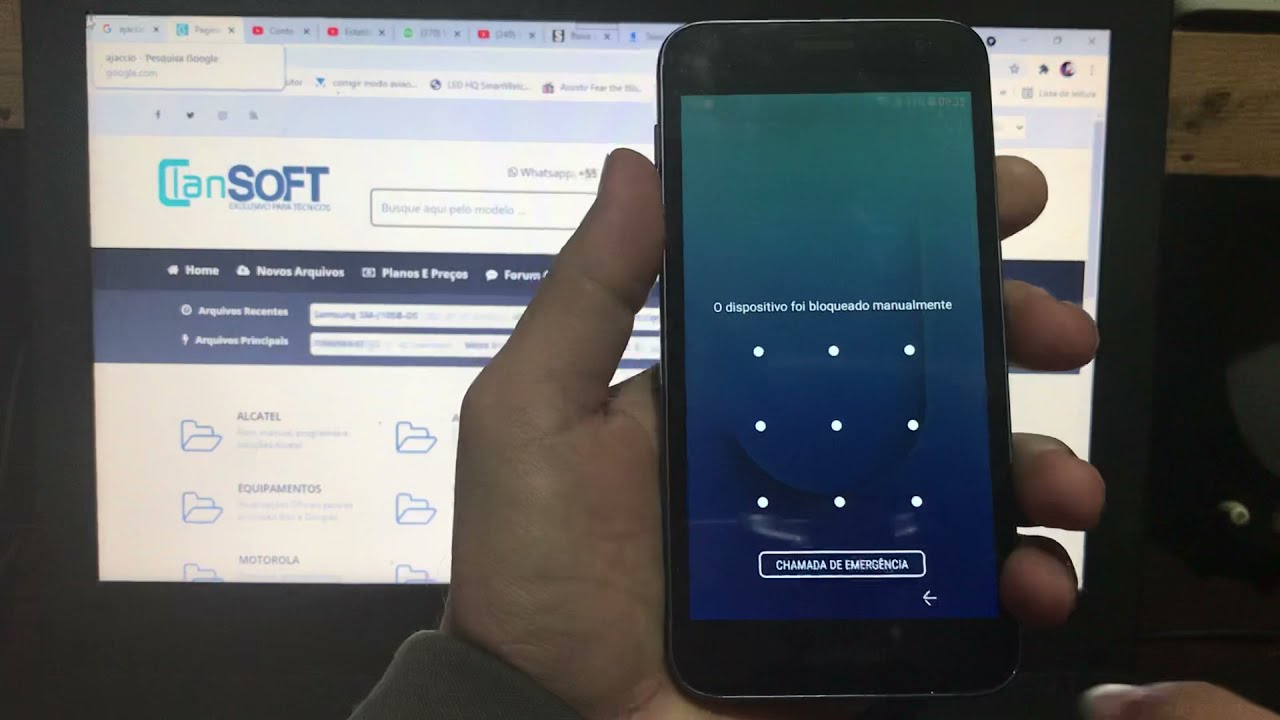 Samsung J2 core (J260M) - Hard reset, formatar, reset de f&aacute;brica.