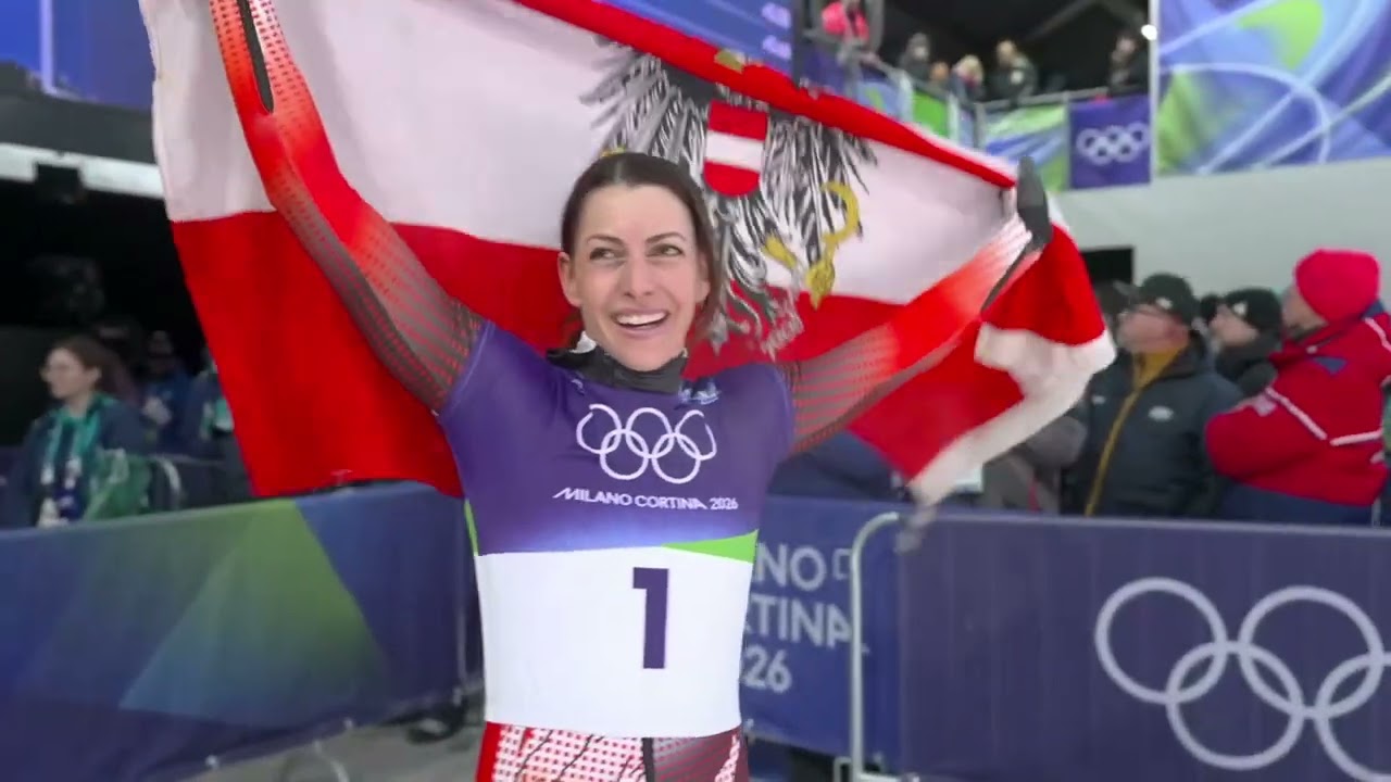 Veteran Flock fends off German challenges to win Women's Skeleton GOLD | 2026 Winter Olympic Games