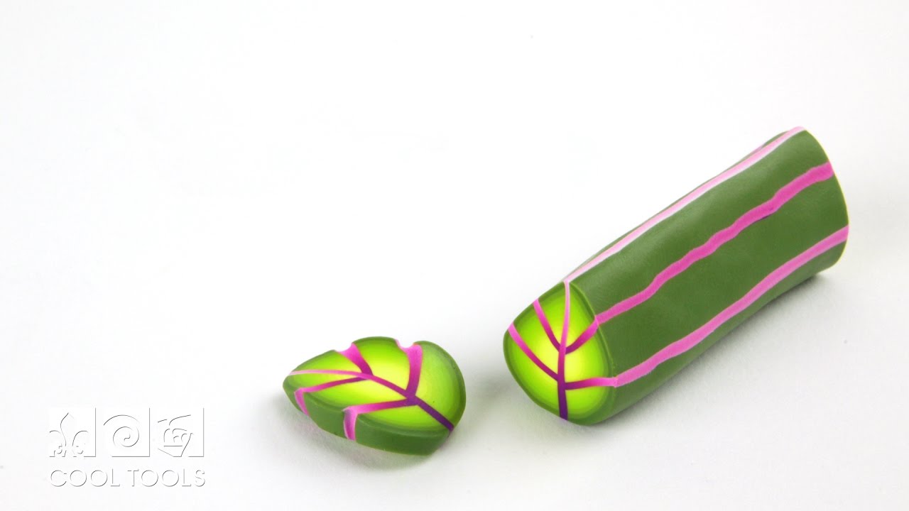 Cool Tools | Polymer Clay Leaf Cane by Deb DeWolff