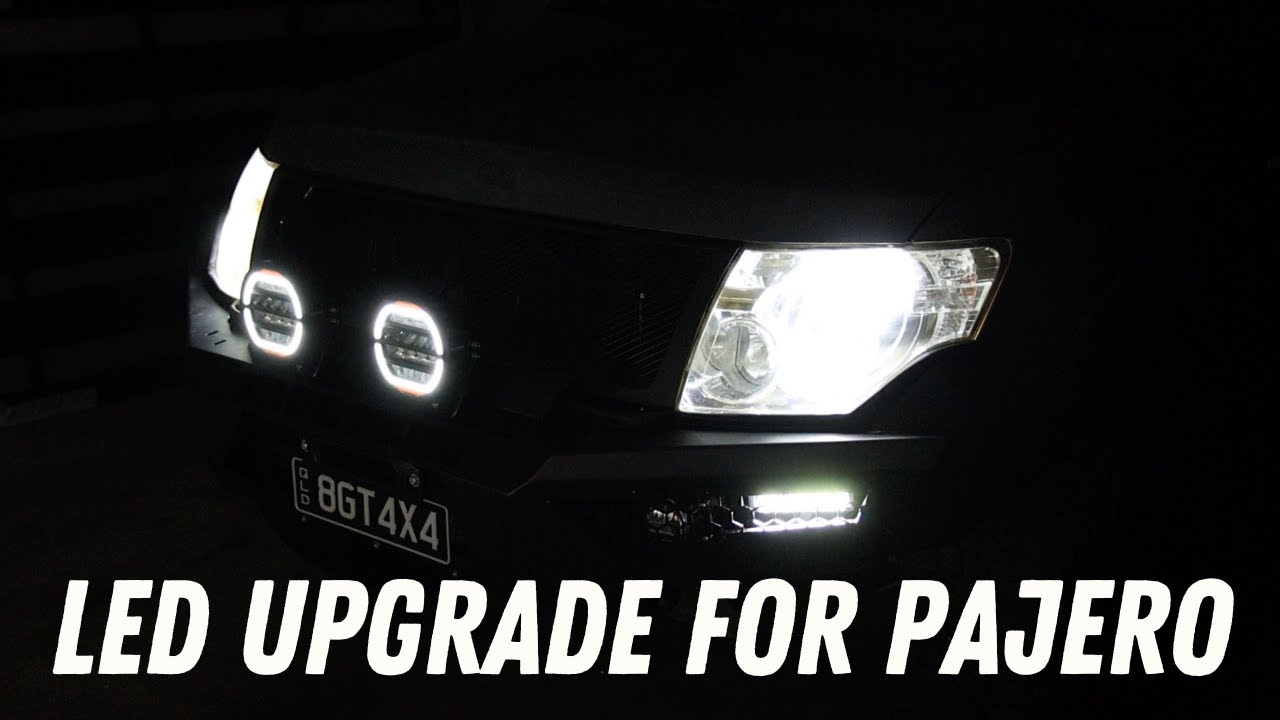 SUPER Compact LED Headlights for Mitsubishi Pajero | Novsight N99 Series LED Headlight Bulbs