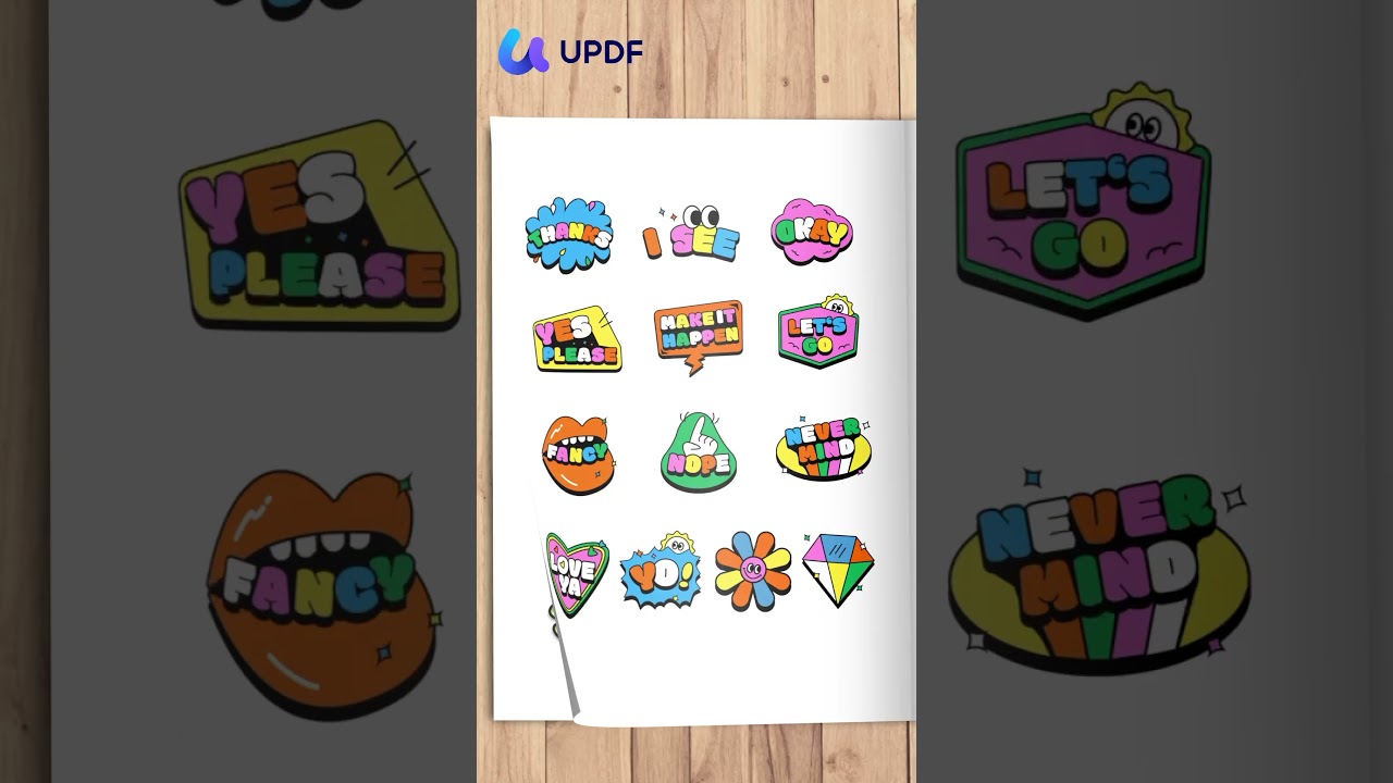 XOXO, UPDF💄✨These Stickers Make School Notes FUN!