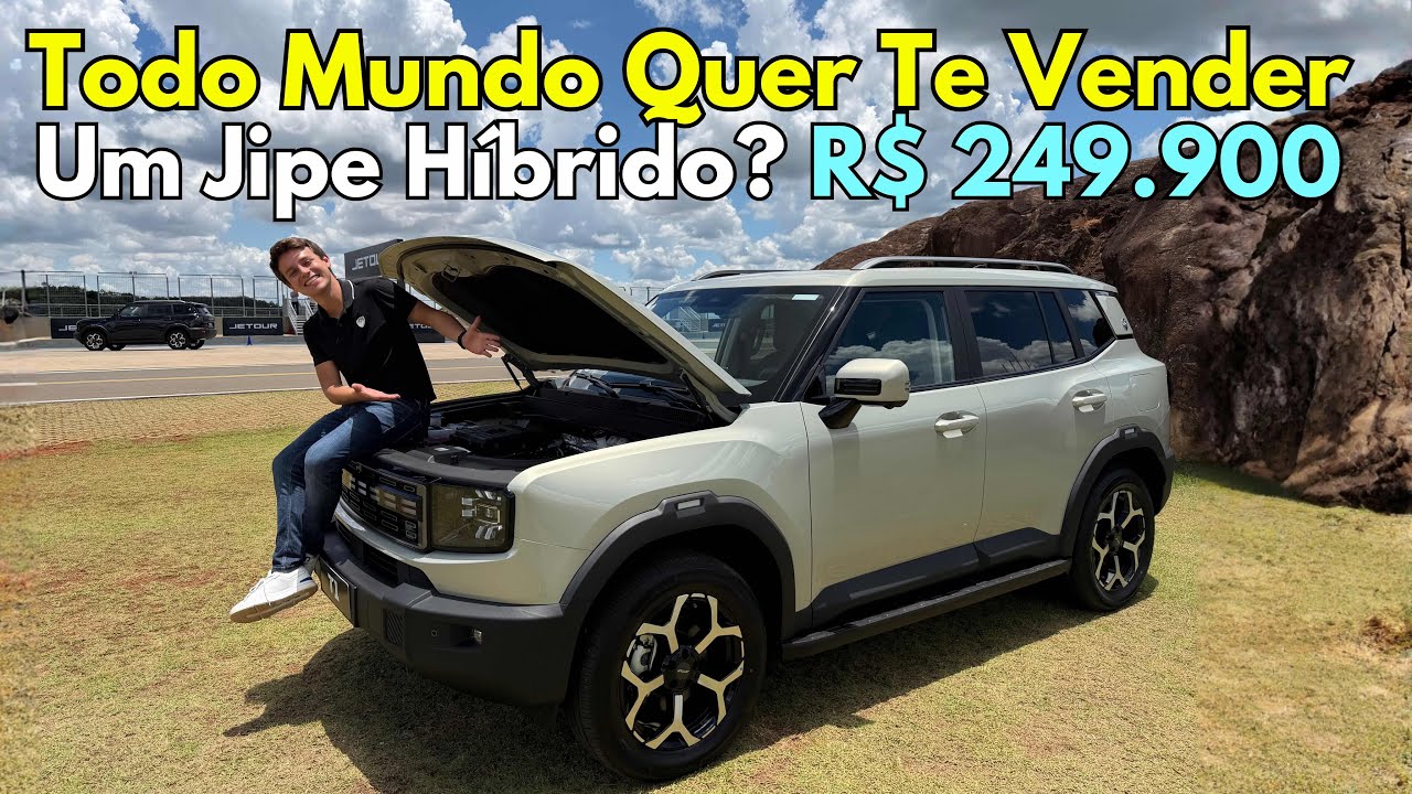 Estilo Jipe com Alma de SUV e + 300 cv: Jetour T1 de R$ 249 Mil Reais