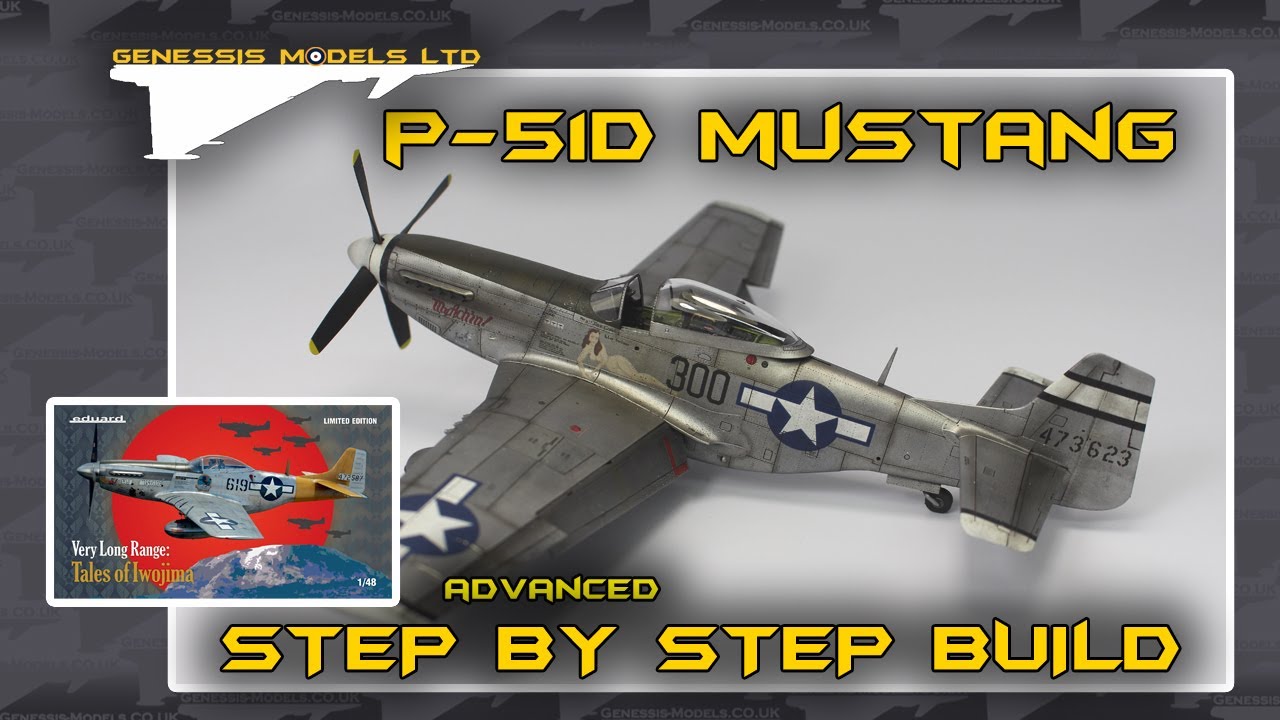 Advanced Cockpit Spraying : Building The Eduard P-51D Mustang 1/48 Scale : Video Build : Episode.1