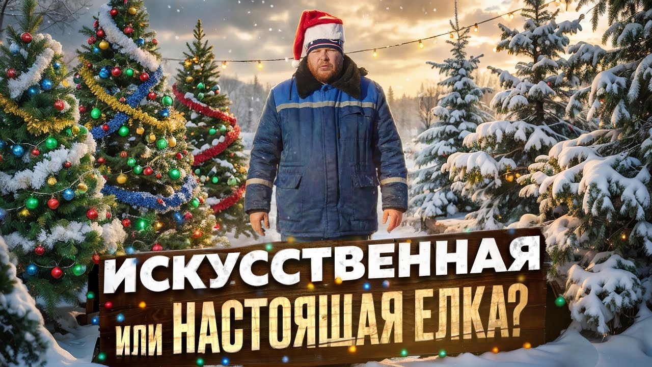 ИСКУССТВЕННАЯ или НАСТОЯЩАЯ ёлка?