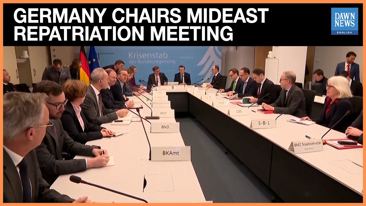 German Foreign Minister Leads Crisis Talks on Mideast Tourist Repatriation | Dawn News English