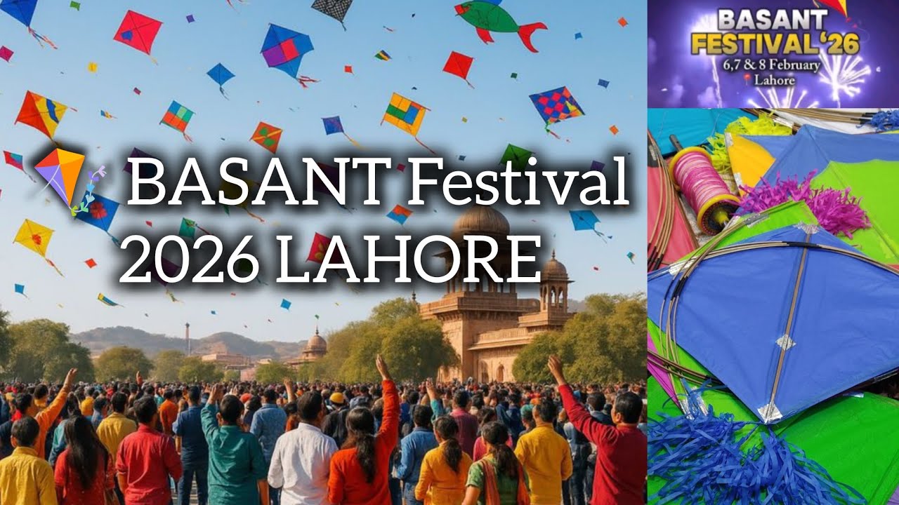 Basant Festival in Lahore 2026 | Rangon Bhara Jashan | Kite Flying Vlog