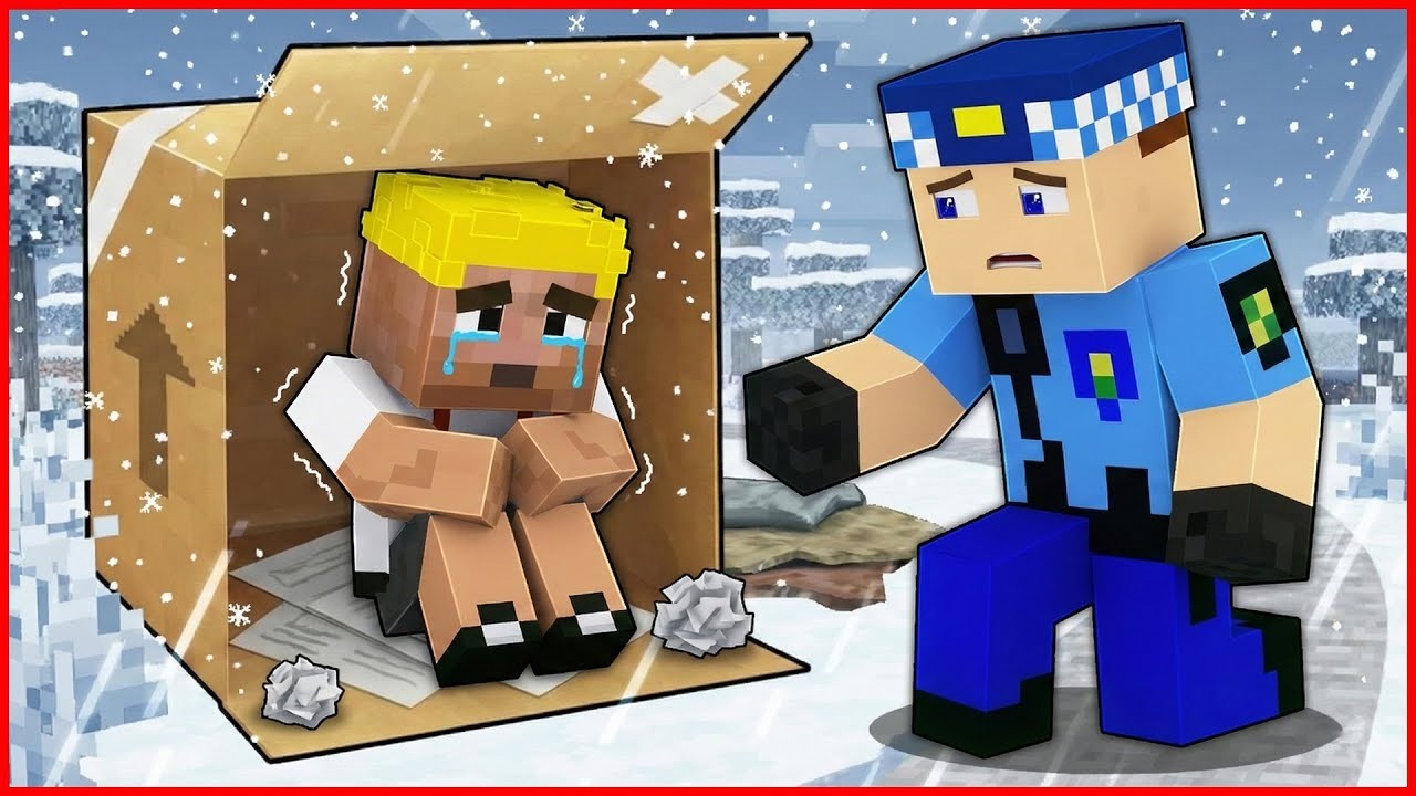 KEREM KOMİSER KİMSESİZ EFEKAN'I EVLAT EDİNDİ! 😱 - Minecraft ZENGİN FAKİR HAYATI!