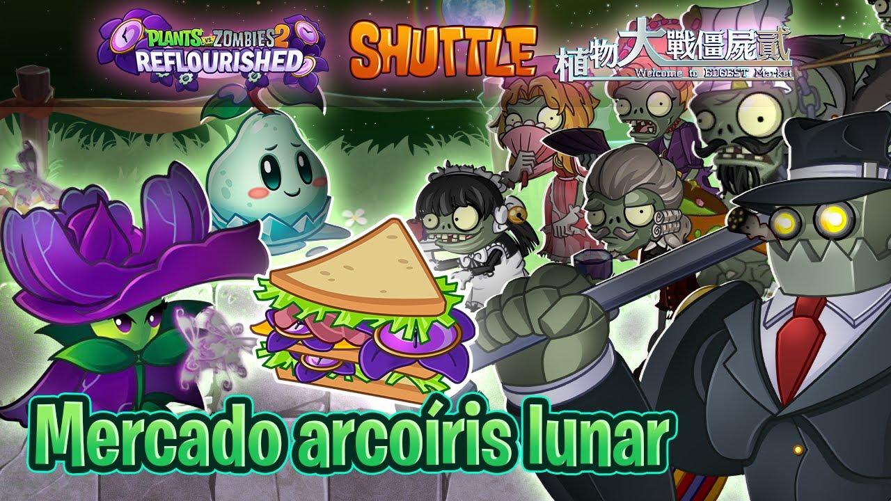 🌈 Mercado arcoíris lunar 🌙 (Reino épico - EN ESPAÑOL) | PvZ 2: Reflourished