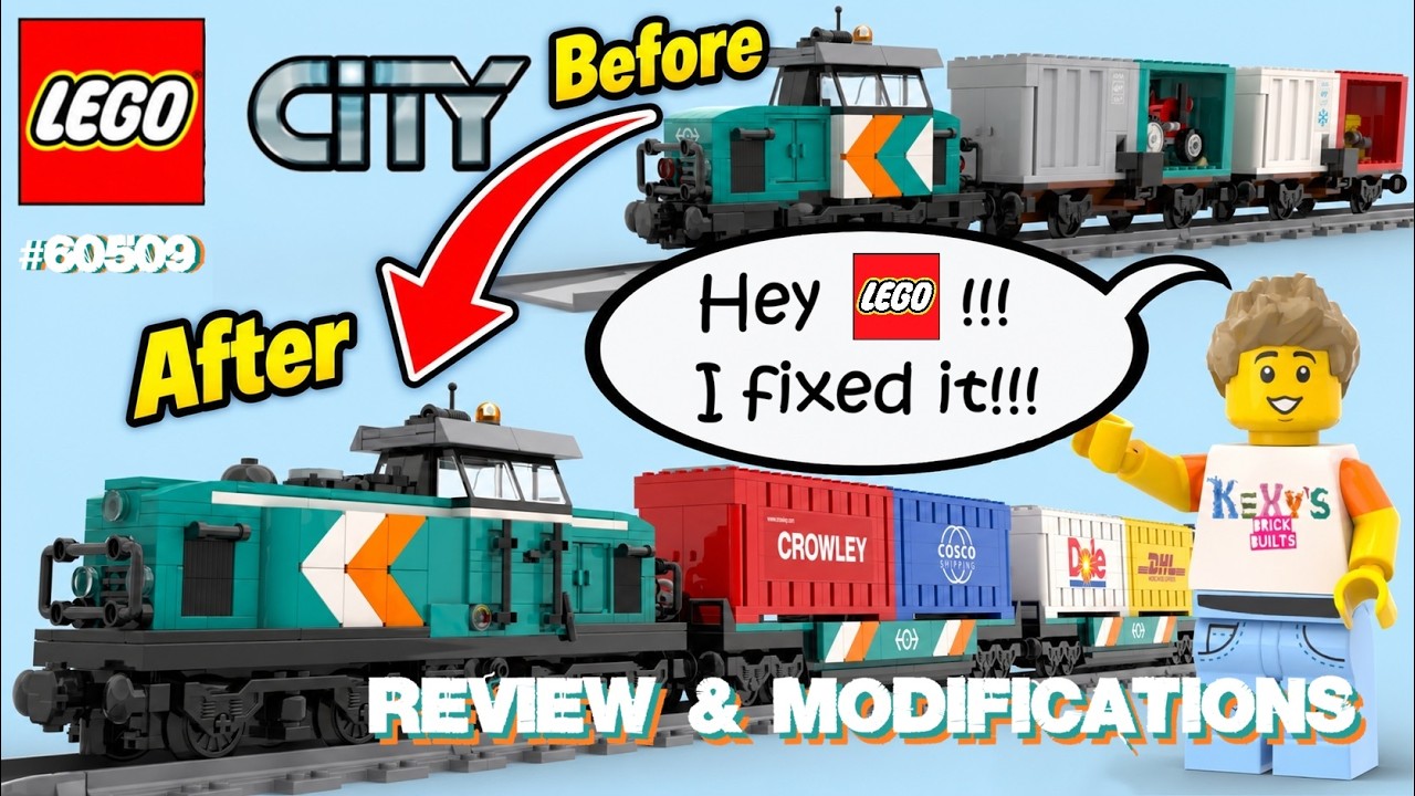 LEGO&reg; &mdash; 60509 &mdash; Грузовой портовый поезд &mdash; Разочарованный обзор