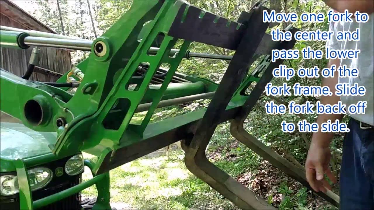 Attaching Removing your Fork Tines from the Artillian Pallet Fork Frame