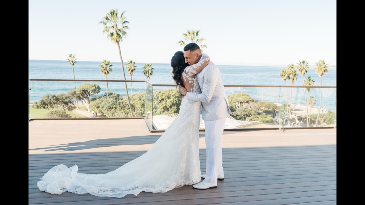 Romantic Rooftop Wedding for Daisy + Alex | La Jolla Cove Rooftop