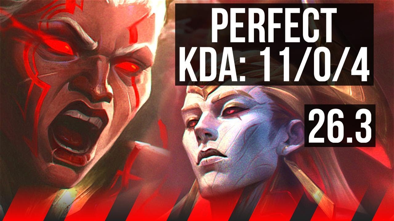 AMBESSA vs ZAAHEN (TOP) | Perfect KDA: 11/0/4 | EUW Master | 26.3