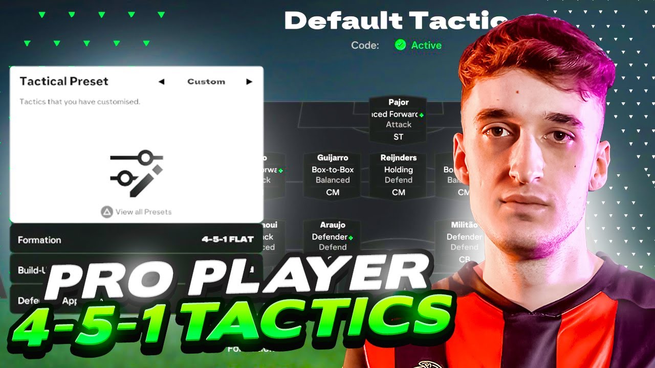 BEST CUSTOM TACTICS AND FORMATION IN EAFC25 !! 😍