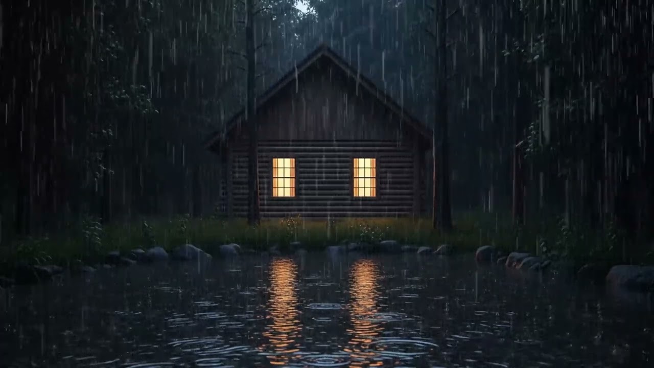 Dark Cinematic Rain Sounds 🌧️ Night Ambience for Deep Sleep & Total Calm