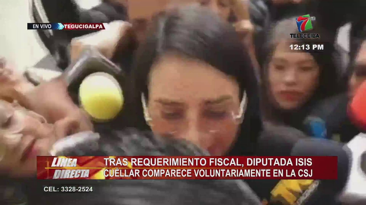 Tras requerimiento fiscal, diputada Isis Cuellar comparece voluntariamente en la CSJ