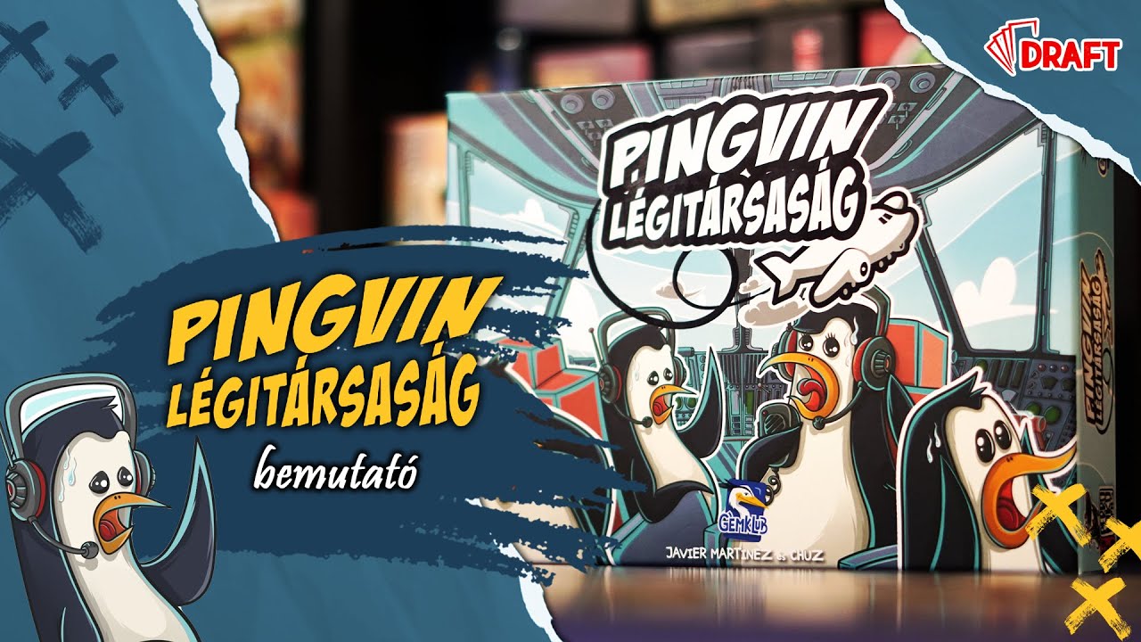 Elfuserált légi társaság | Pingvin légitársaság társasjáték bemutató