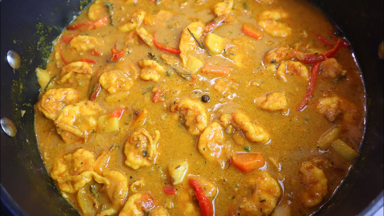 How To Make The Tastiest Jamaican Curry Shrimp | Best Shrimp Recipe