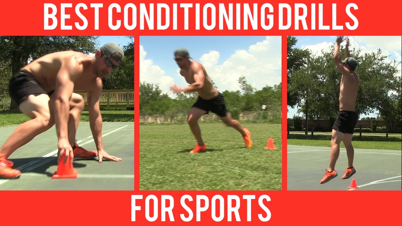 BEST Conditioning Drills for Sports like Football, Basketball, Baseball & Soccer