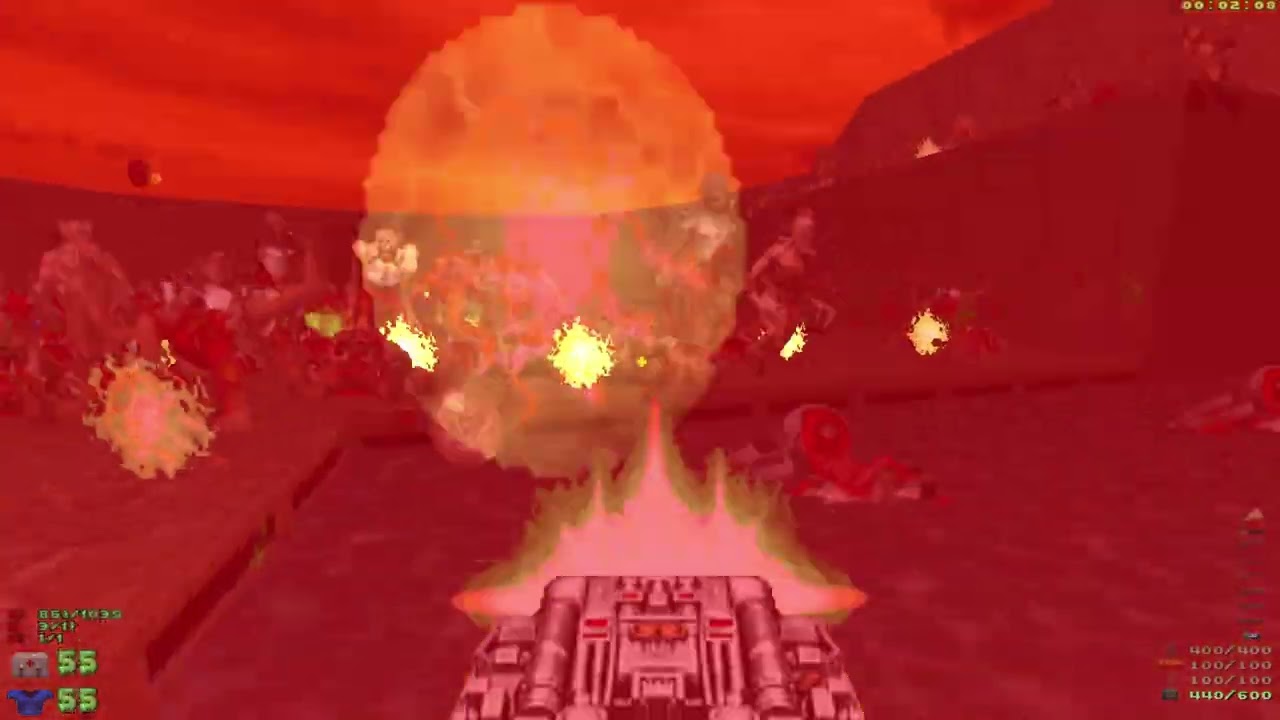 Doom II, 100 Line Massacre, MAP32 - Wonderful Nightmare - COMPLETED