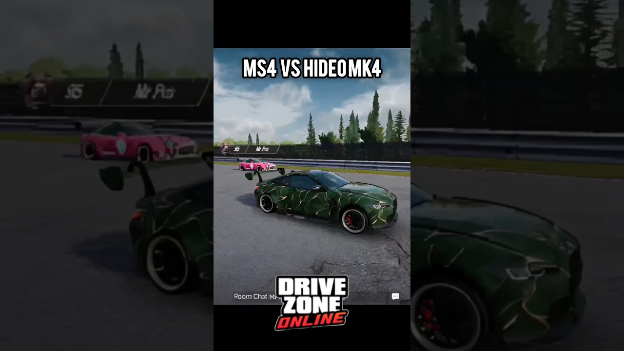 Hideo vs Ms4 Nur Track Race Drive Zone Online 1.3.0 new update #drivezoneonline #shorts #games