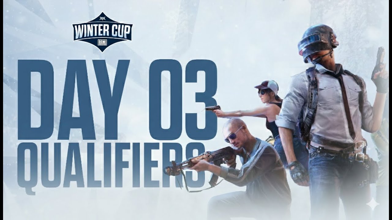 Winter Cup Qualifiers G8,G9 & G10  Day 3 | RFN Esports Road to Glory | BGMI