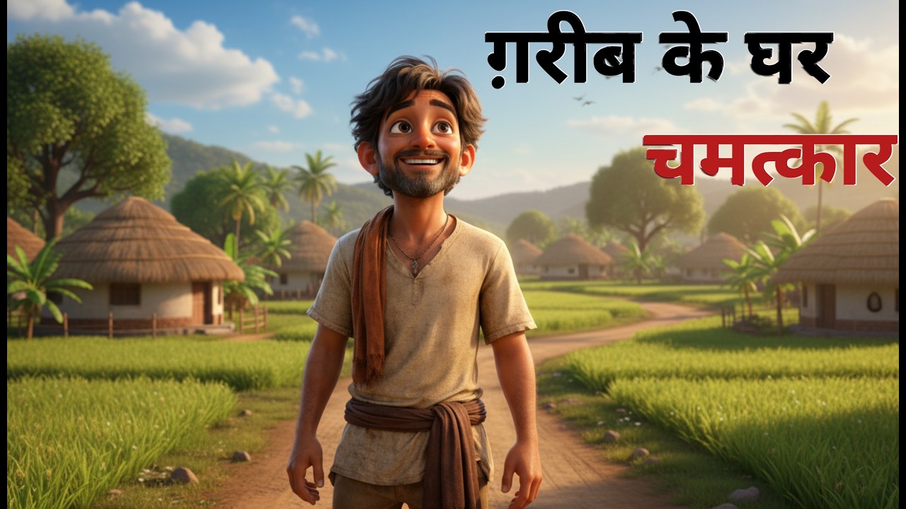 गरीब मजदूर के घर स्वयं आए कृष्ण | दिल छू लेने वाली भक्ति कहानी | Hindi 3D Animation