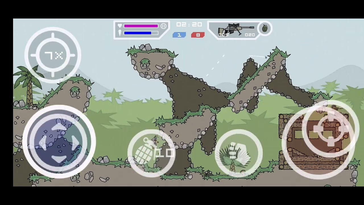 Mini militia sniper gameplay