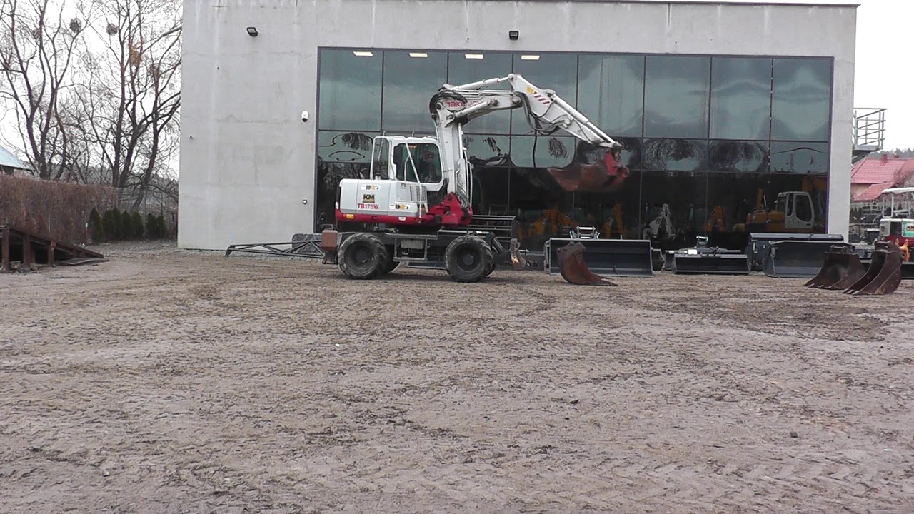 TAKEUCHI TB175W KOPARKA KOŁOWA 2013R KM MASZYNY BUDOWLANE WWW.KMRENT.PL 56-300 MILICZ
