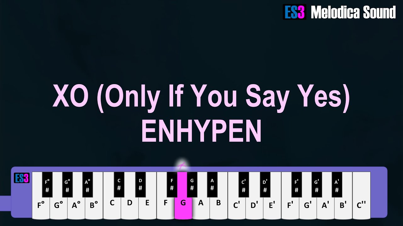 XO (Only If You Say Yes) - ENHYPEN Melodica Tutorial.