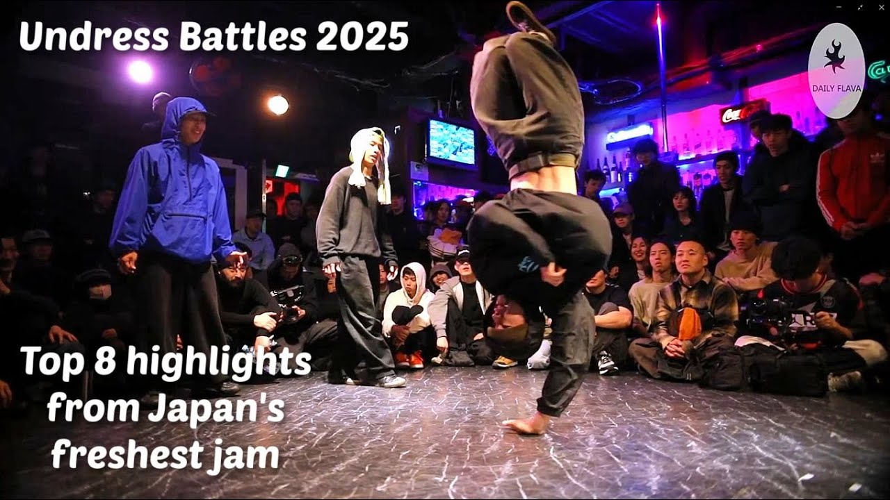 Bboy highlights from Japan's freshest jam. Top 8 highlights at Undress Battles 2025
