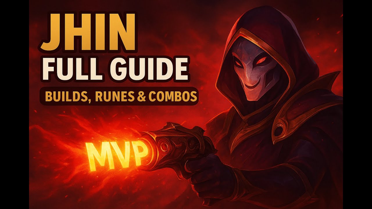 وايلد ريفت - شرح جين كامل مع شرح الرونز وطريقة اللعب - Jhin Full Guide with Runes and builds