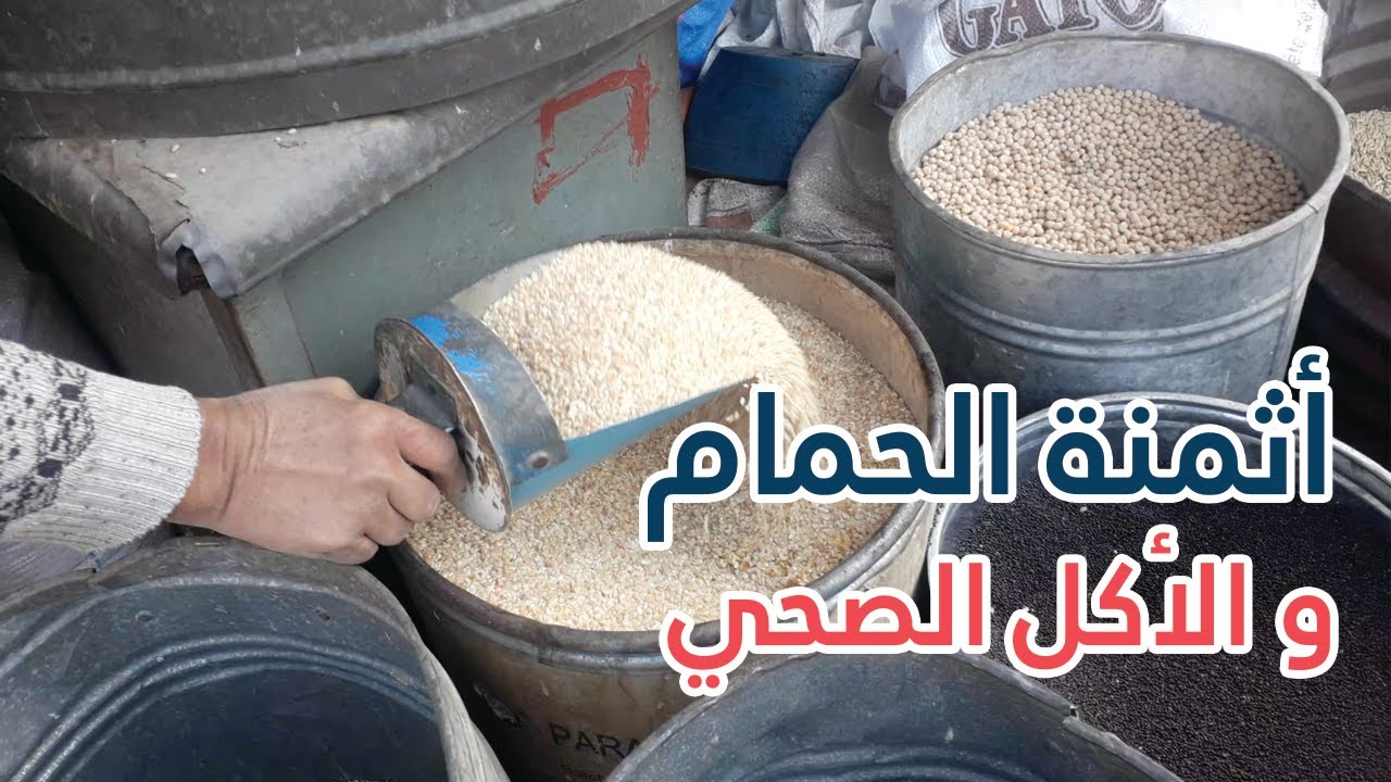 أثمنة الحمام و الأكل الصحي + توليعة أرضية