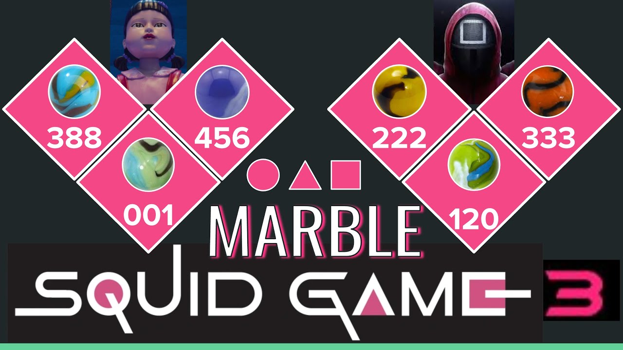 MARBLE RACE SQUID GAME 3 Tournament!