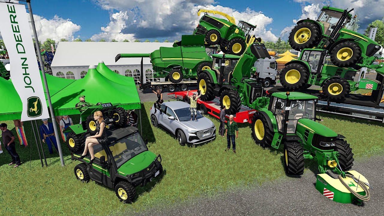 Acheteur compulsif achète 10 tracteurs John Deere en pleine Foire agricole | FS 22 RolePlay
