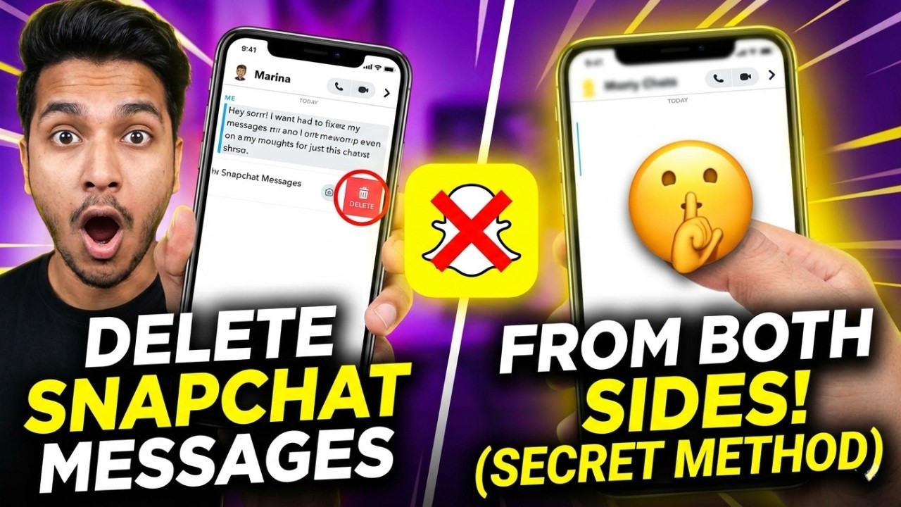 Permanently Delete SnapChat Messages From Both Sides WITHOUT Them Knowing! (2026) ✅ 🤫