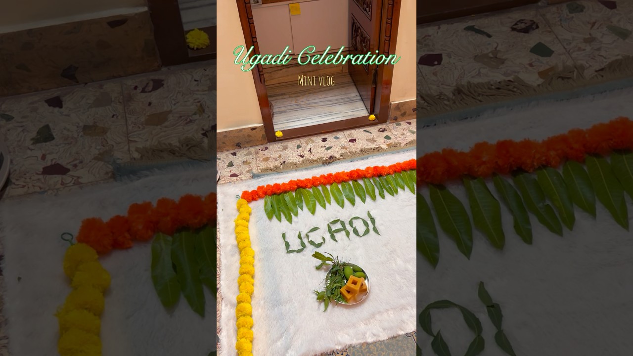 Ugadi celebrations #ugadi #dailyvlog #music #minivlog #festival #celebration