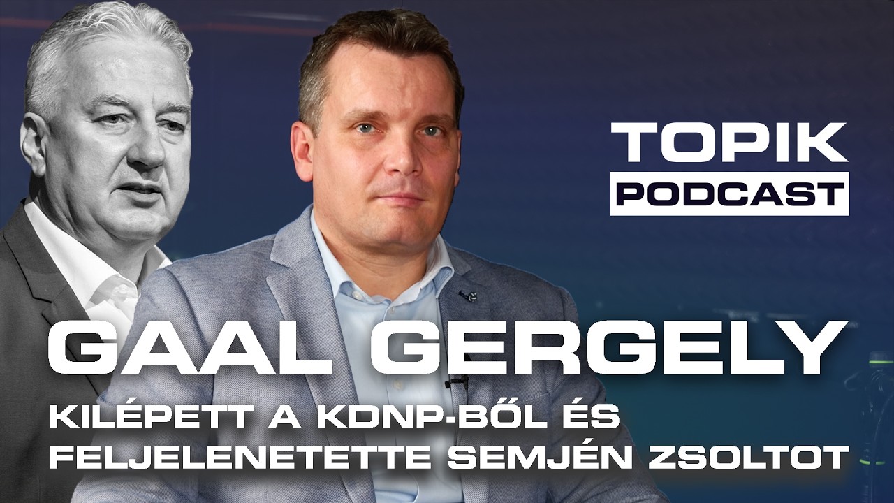 Kil&eacute;pett a KDNP-ből, most őszint&eacute;n mes&eacute;l Semj&eacute;n Zsoltr&oacute;l &eacute;s az ott t&ouml;rt&eacute;ntekről Gaal Gergely