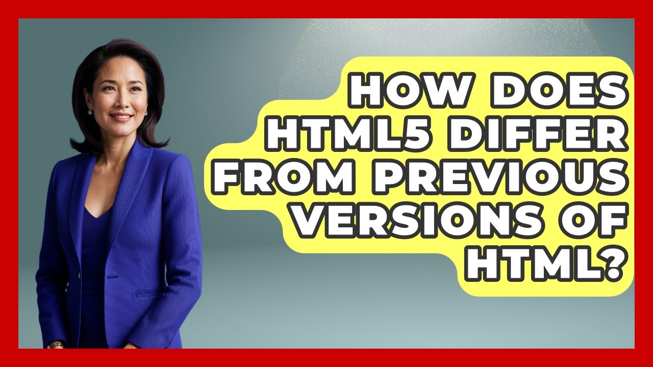 How Does HTML5 Differ From Previous Versions of HTML? | Simple HTML Studio News